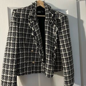 Zara “Chanel style” Tweed Blazer